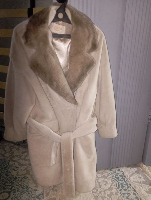 Шуба альпака в отличном состоянии
