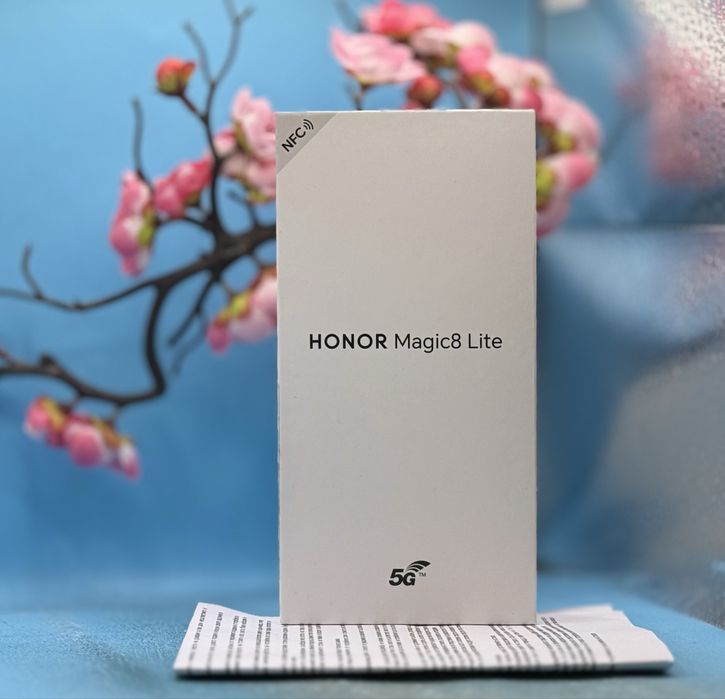 НОВ!!! Honor Magic 8 Lite 512GB + 8GB RAM, Forest Green, 7 500 mAh