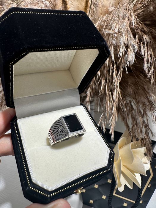 Серебряный мужской перстень 925 проба производство Турция. Доставка