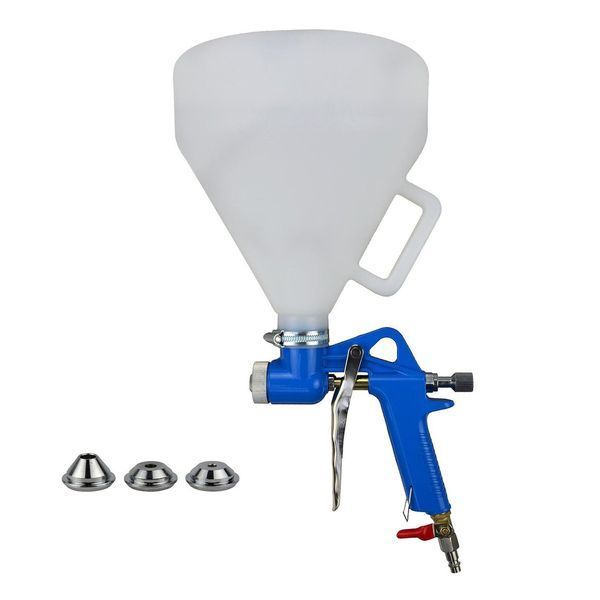 Пневматичен пистолет за мазилка, боя, шпакловка, дюзи 4, 6, 8 мм, резе