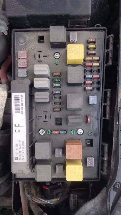 Panou Sigurante și relee Opel Astra H diferite coduri