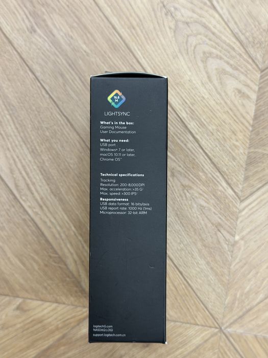 Игровая мышка Logitec g102 LIGHTSYNC  Black