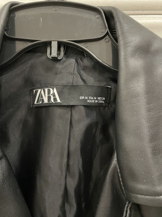Куртка кожаная ZARA