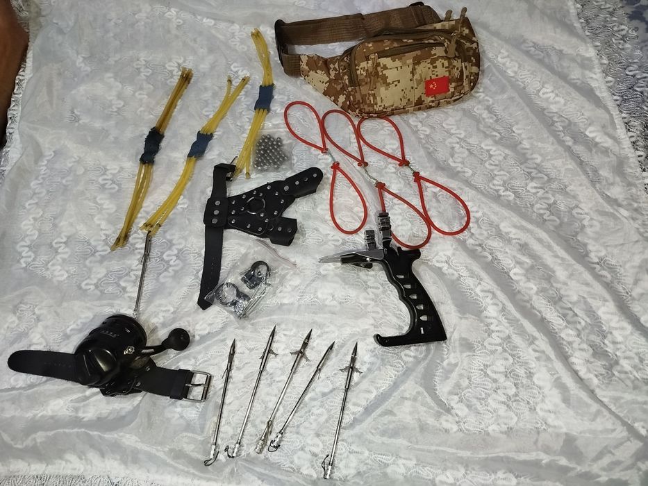 Профессиональная охотничья рогатка – комплект для рыбалки и стрельбы п