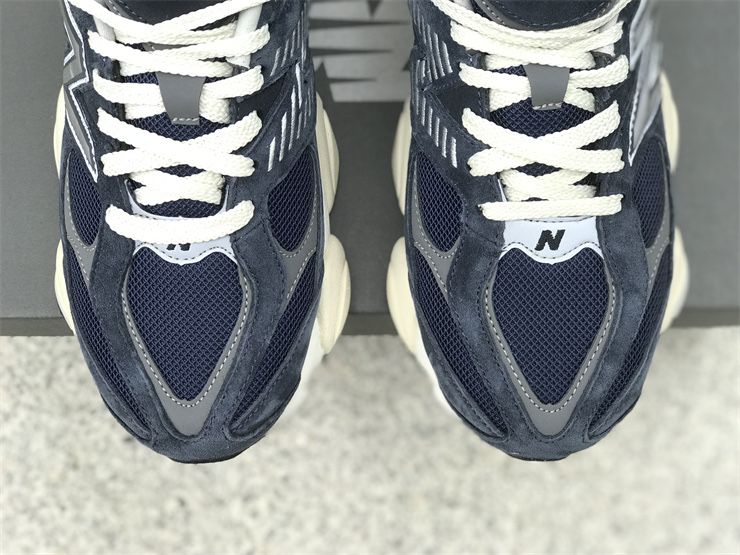 New Balance 9060 Navy White Full Box