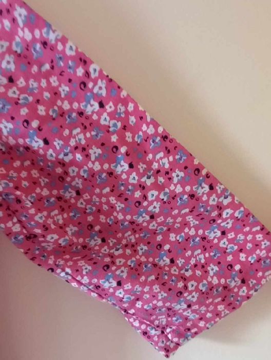 Bluză roz L cu mâneci 3/4