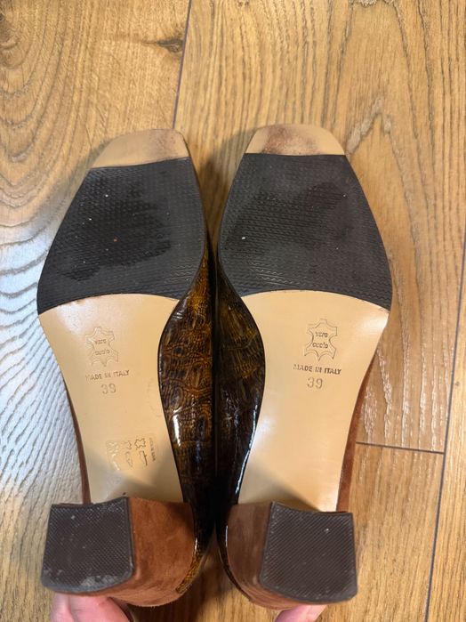 Pantofi Valleazzurra – piele naturală, Made in Italy, mărimea 39