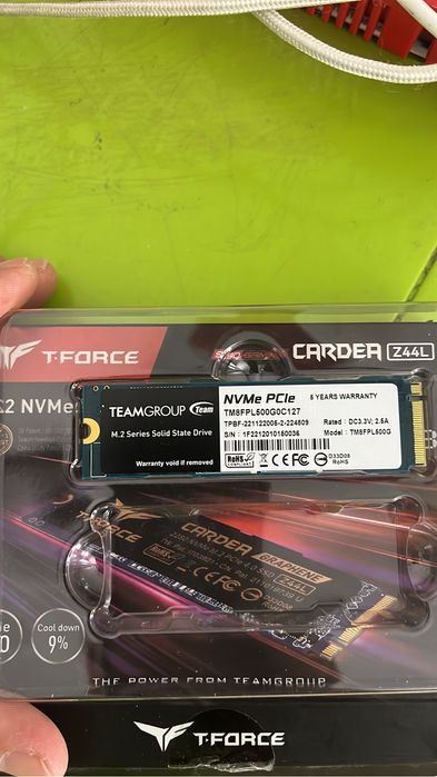Скоростной SSD nvme 500gb teamgroup