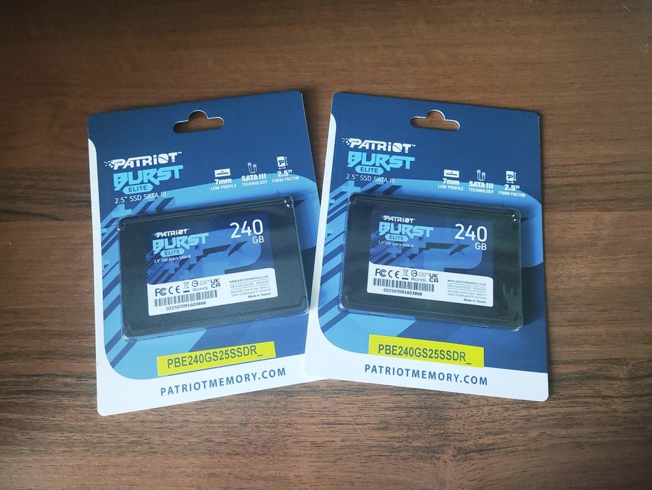 SSD диск 240 Gb. Patriot. Новый.
