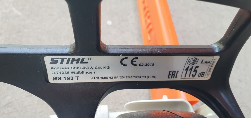Stihl ms 193 T. .