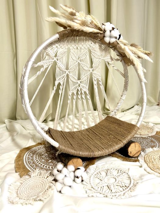 Pătuț copil, recuzită pentru ședinta foto , stilul boho/romantic