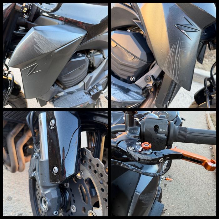 Kawasaki Z800 ABS 2017 Avariat