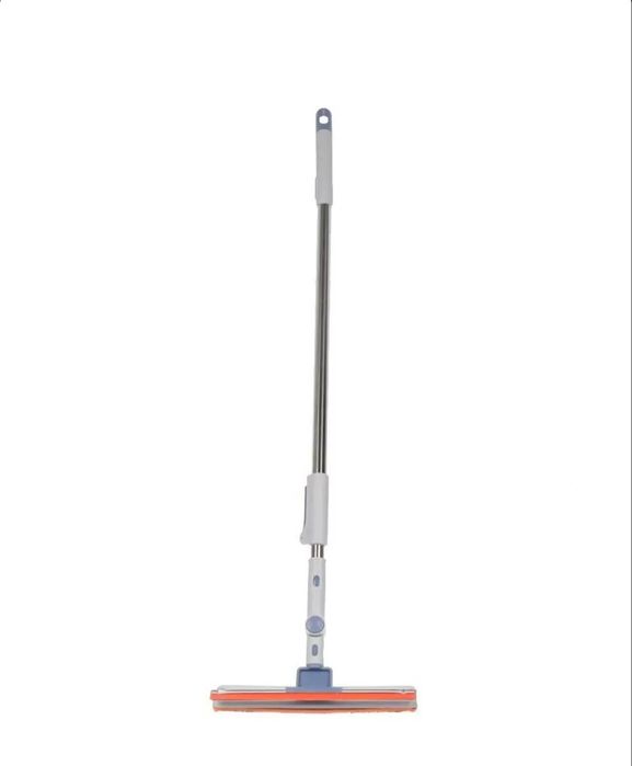 Швабра-окномойка плоская, микрофибра, резина, 148х30 см