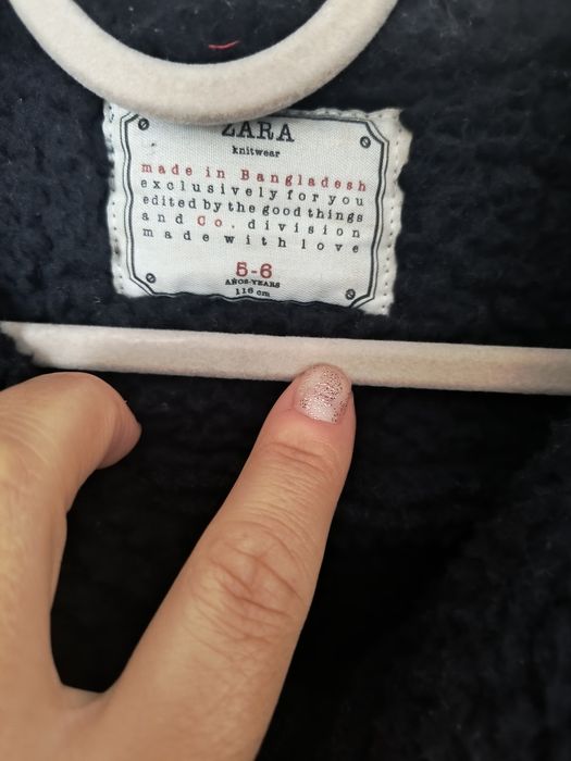 Palton Zara Băieți mărime 116