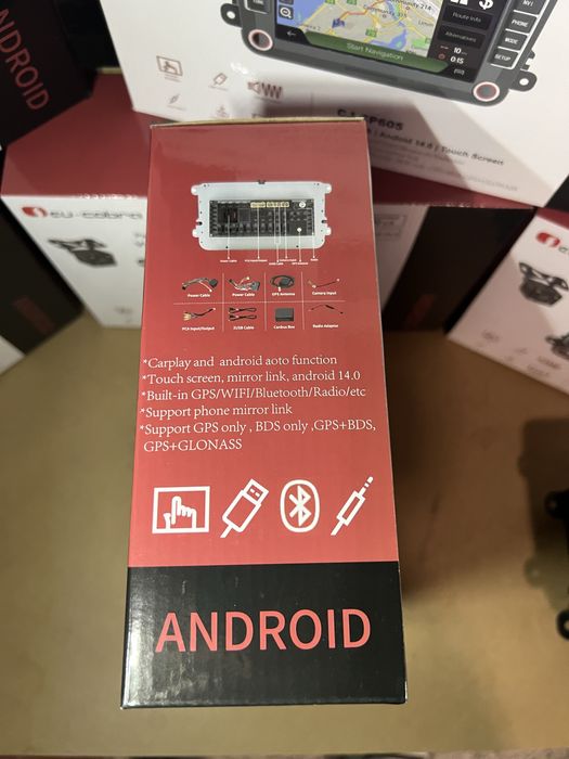 Мултимедия за VW Golf Passat Polo | Android 14,MirrorLink, 4GB/32GB