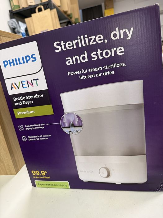 ЧИСТО НОВ стерилизатор Philips Avent Premium, с изсушаване