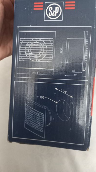 Вытяжка в ванну новая