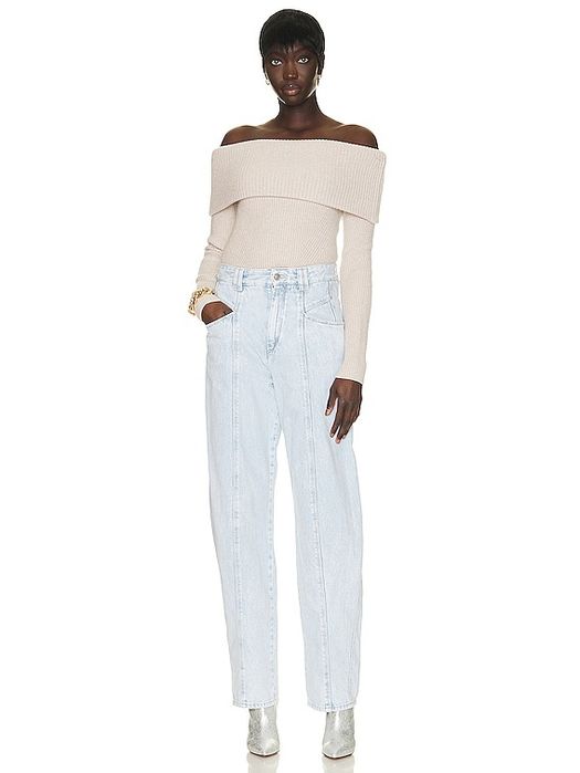 Cardholder Sezane естествена кожа картодържател