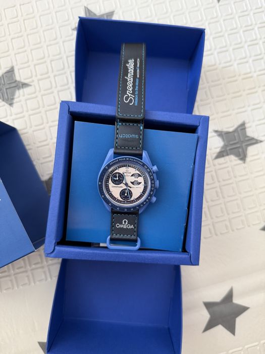 Omega Swatch Mission to the Super Blue Moonphase