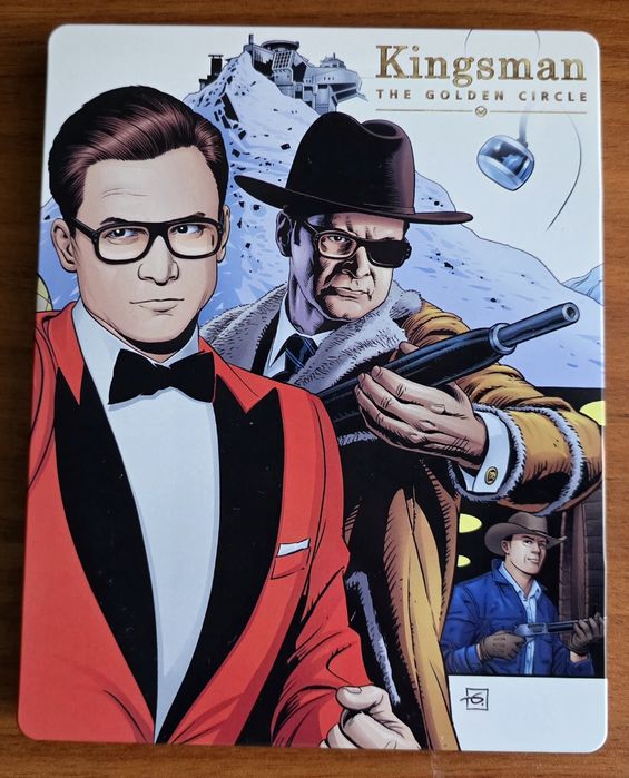 Vand steelbook bluray Kingsman -The Golden Circle, nou, neutilizat