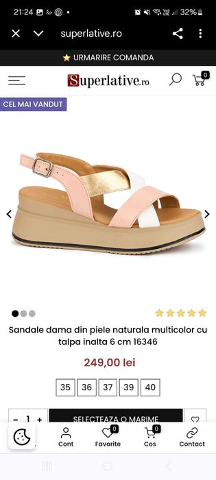 Sandale cu platforma