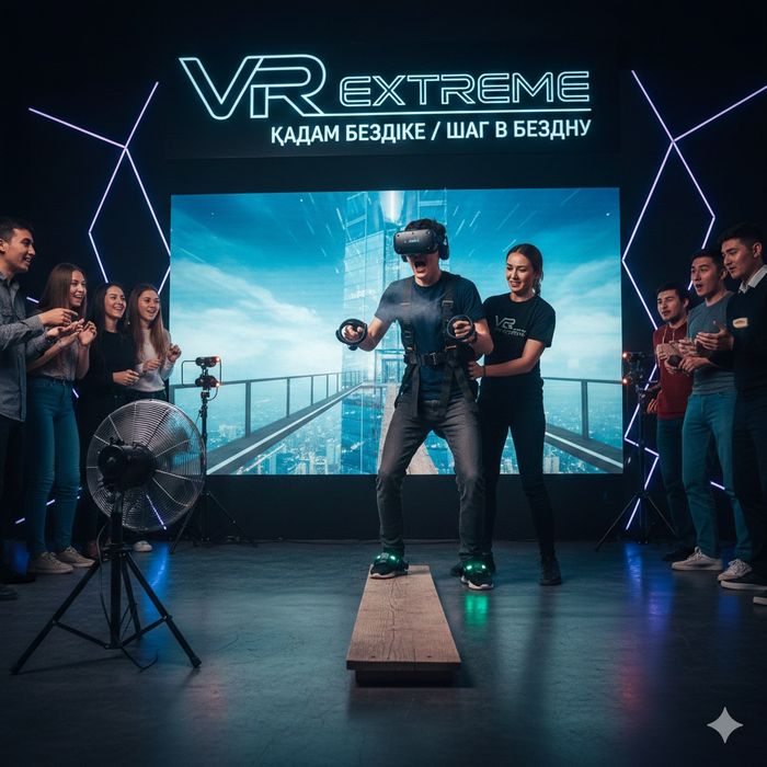 VR аттракцион/ Шаг в бездну/ датчики ног/ vr очки