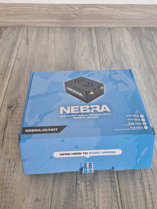 Nebra HNT Indoor Hotspot Miner - ROCK Pi Version - EU 868 MHz - 6 buc