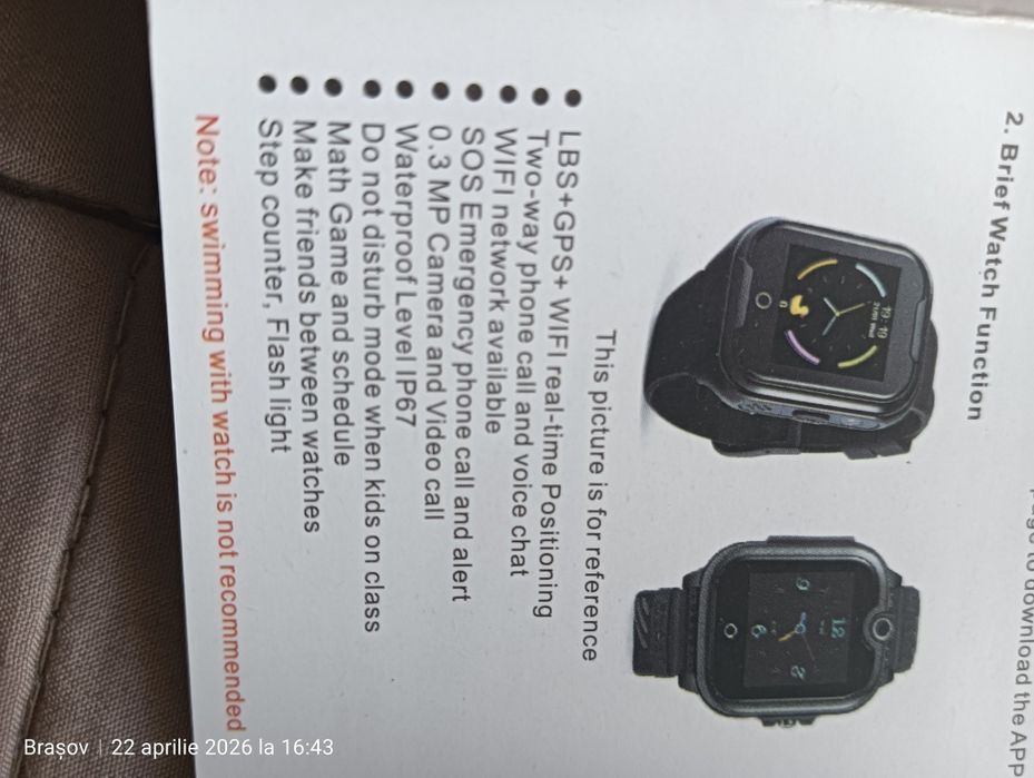 Ceas GPS pentru copii