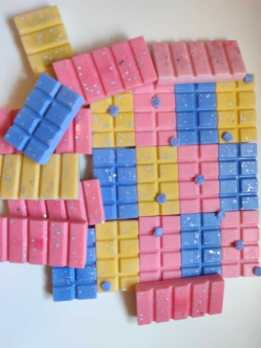 Ръчно изработени ароматни соеви блокчета от соев восък