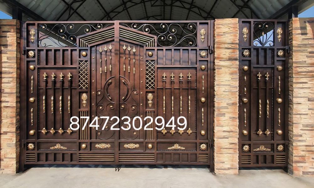 Покраска ворот 》