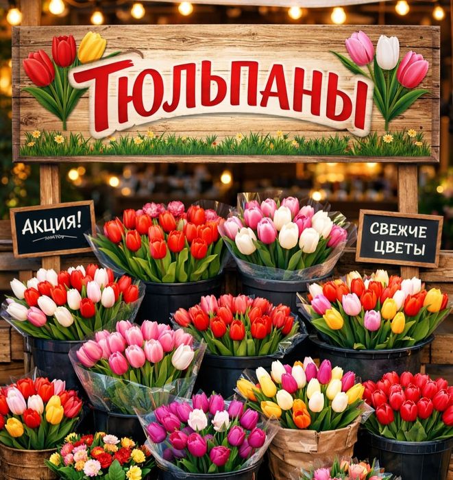 Тюльпаны по выгодной цене. Тюльпаны и розы. Цветы уральск