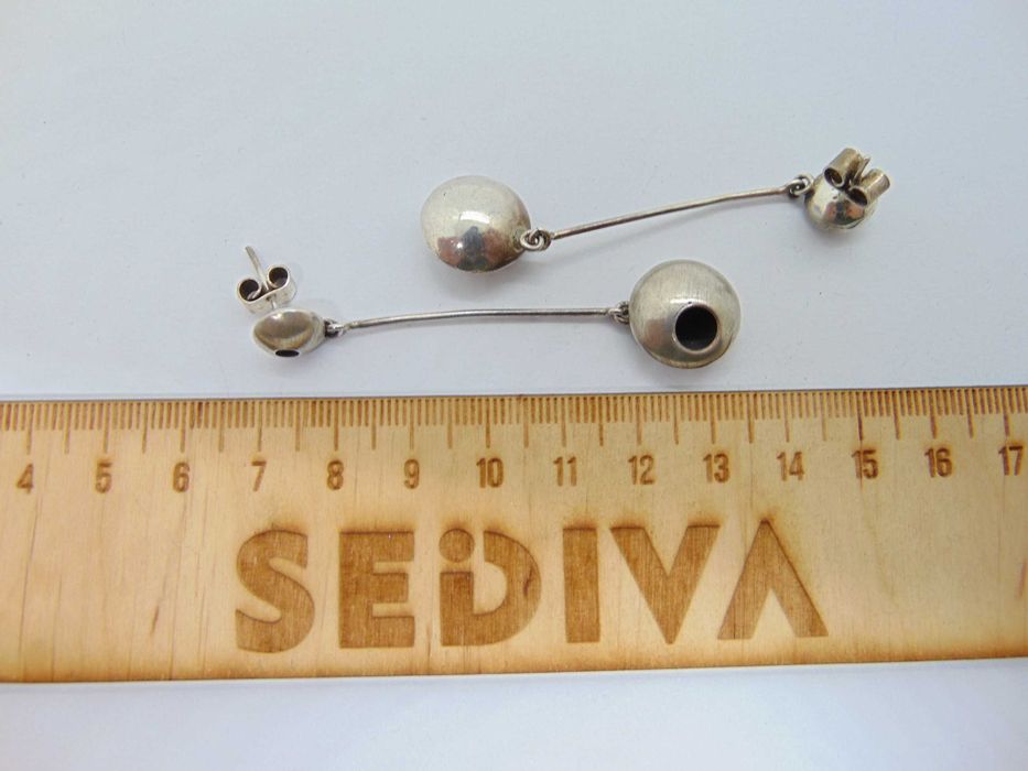 Cercei lungi, modernisti din argint