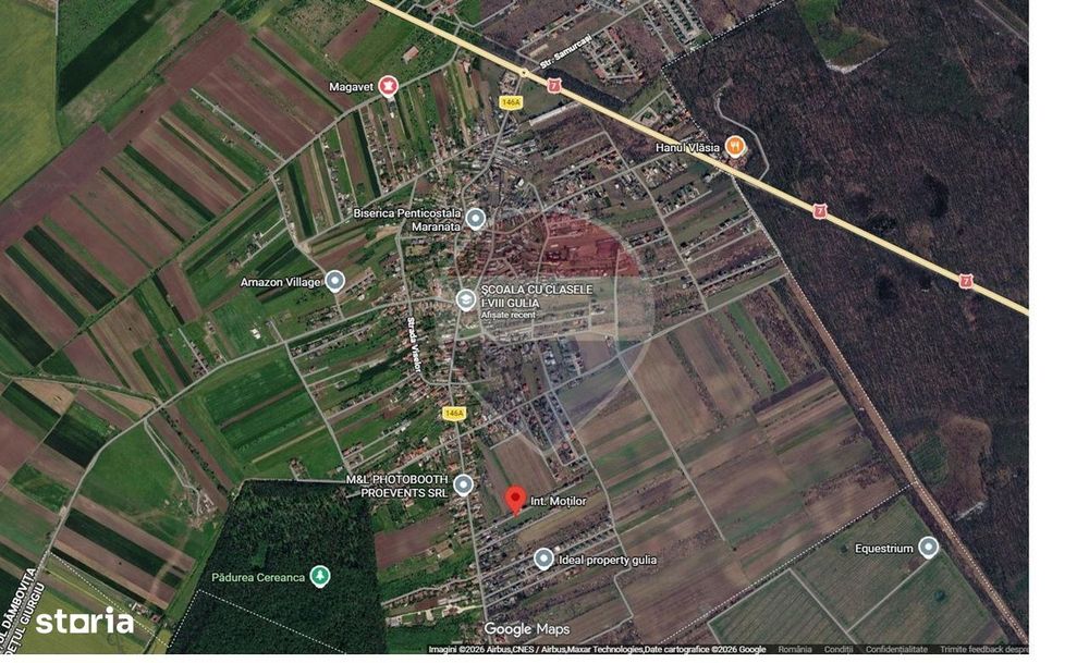 Teren 525 mp si constructie 54 mp in Gulia la 15 min de Bucuresti