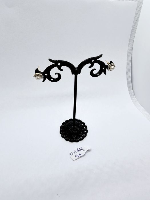 Vand cercei din aur 14 k 0.87 g cod 466