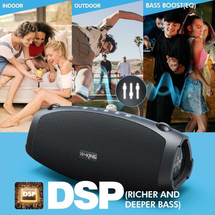 Bluetooth Колонка W-KING X10, Super Bass, 70 W