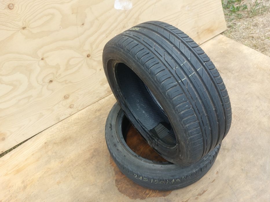 125 lei bucata! Doua anvelope de vara 215 50 r18 Bridgestone Turanza
