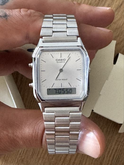 CASIO Vintage AQ-230A-7AMQYES – Чисто нов с кутия и документи