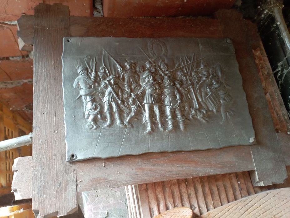 Tablou vechi și mască lemn