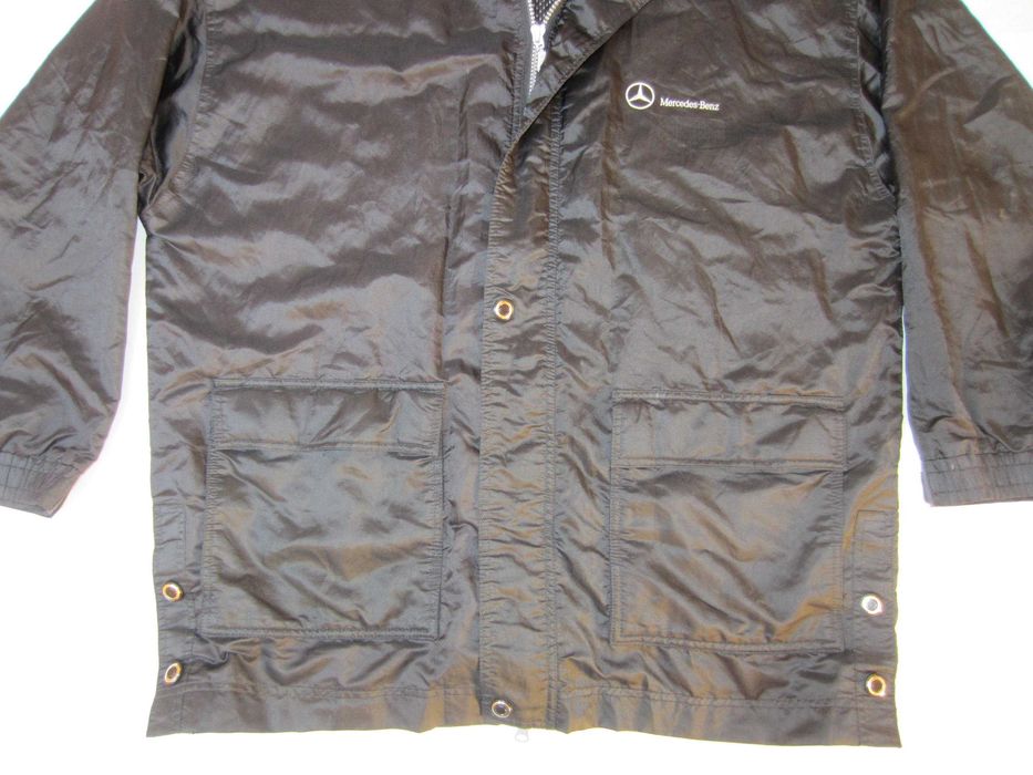 Geaca Mercedes,masura L,ploaie/vant,poliester,gluga,stare f.buna