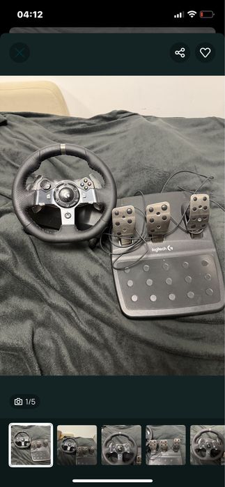 Volan gaming G920 + Pedale + Schimbator