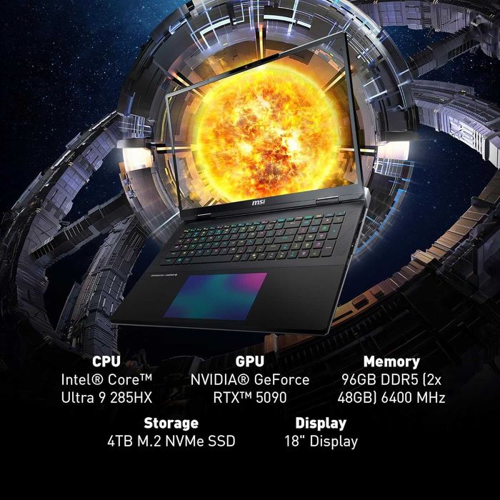 Ноутбук MSI Titan 18 AI