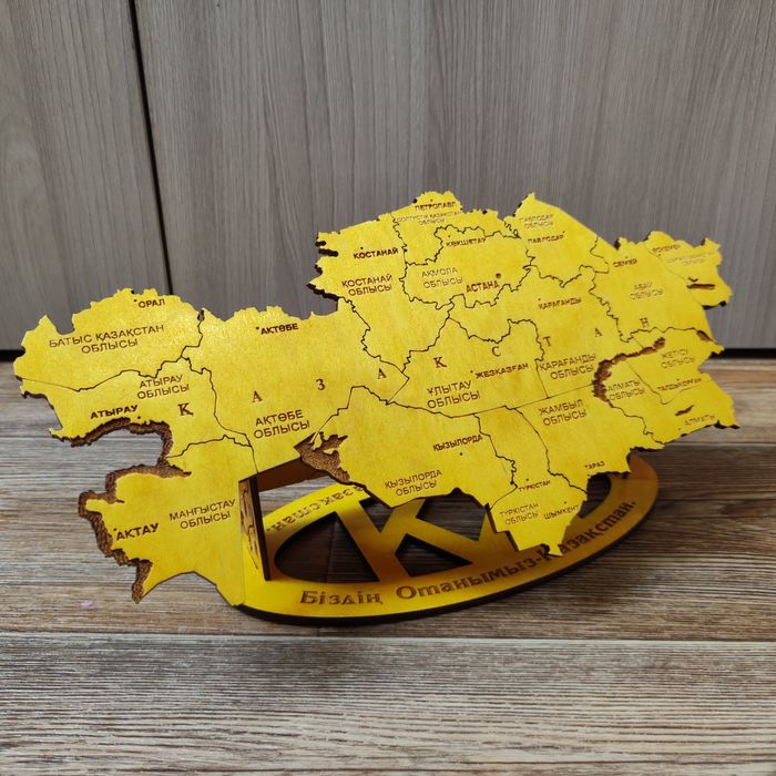 Настольная карта Республики Казахстан