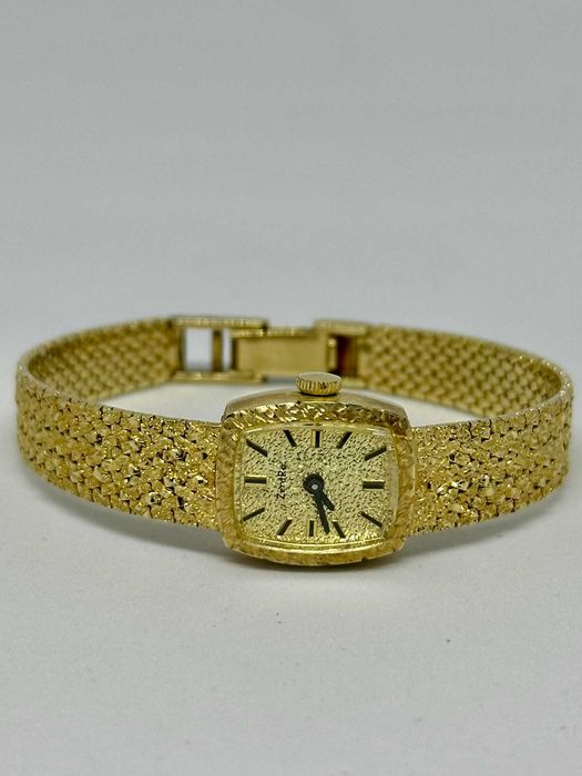 Златен дамски механичен часовник Zentra / 14к GOLD