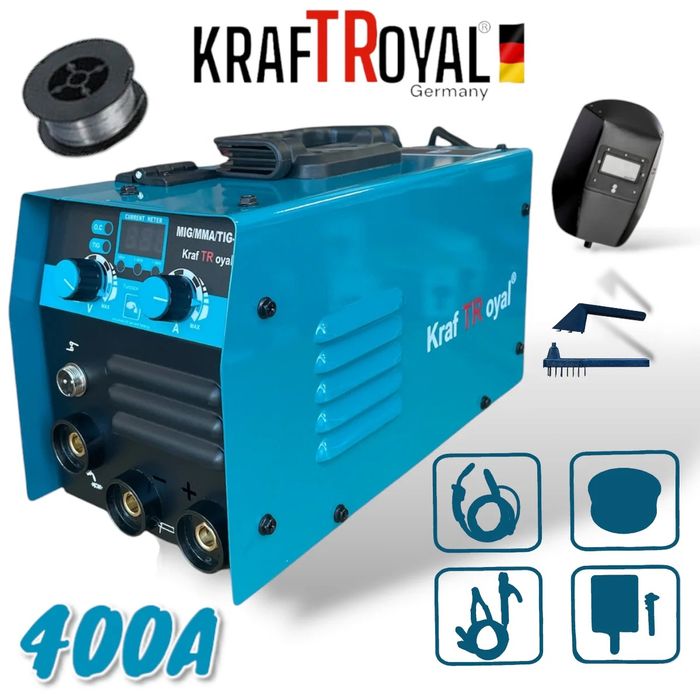 ТЕЛОПОДАВАЩО Инверторен Електрожен 400А Заваръчна Техника