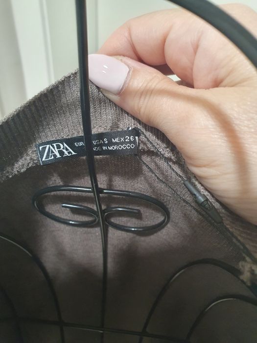 ZARA Рокля от фино плетиво S