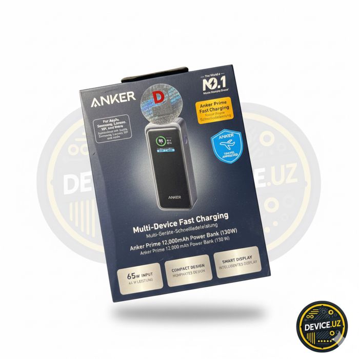 Повер банк Anker 130w 65W power bank multi device fast charging