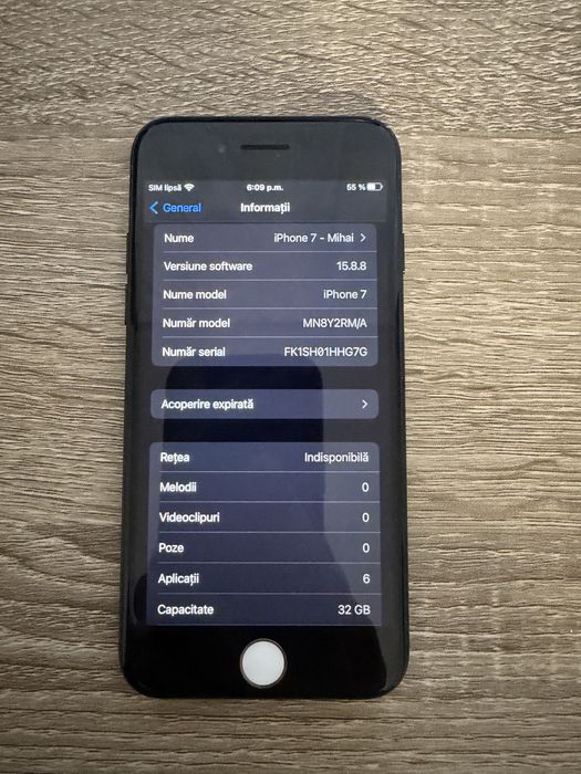 Iphone 7 Black 32Gb