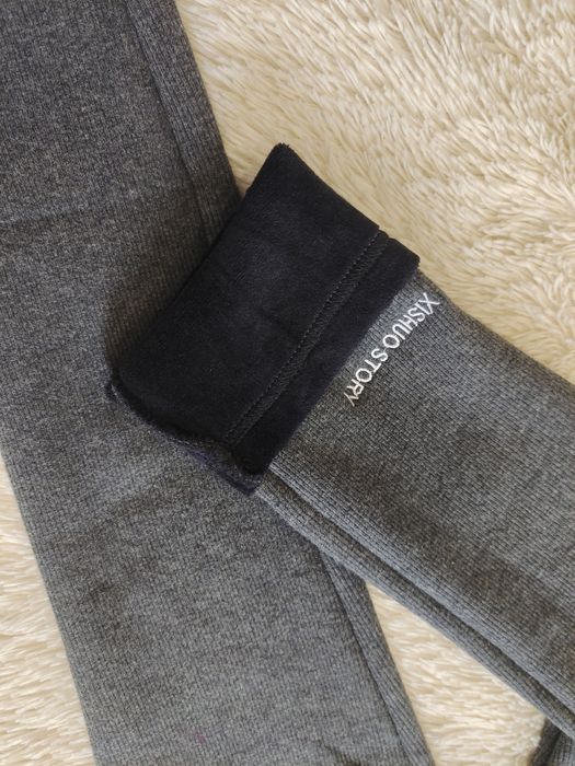 Лосины для девочки теплые