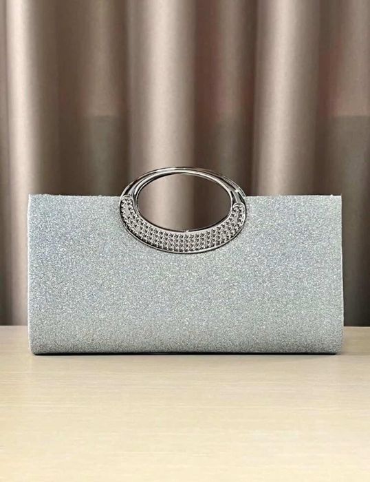 Сребърна дамска чанта