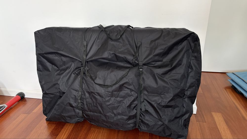 Masă profesională de masaj pliabilă din aluminiu, 3 secțiuni, 70 cm